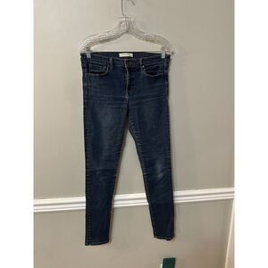 Banana Republic Premium Women's Perfect Skinny Jeans Size 29 Dark Wash‎ Blue